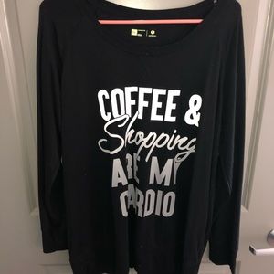 Comfy athleisure long-sleeved top